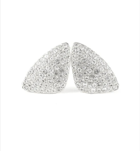 Supreme Sheen White Post Earring