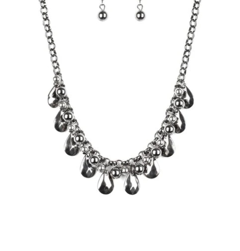 Stage Stunner Black Necklace