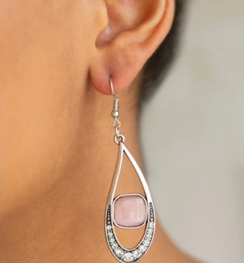 The Greatest GLOW On Earrh Pink Earring