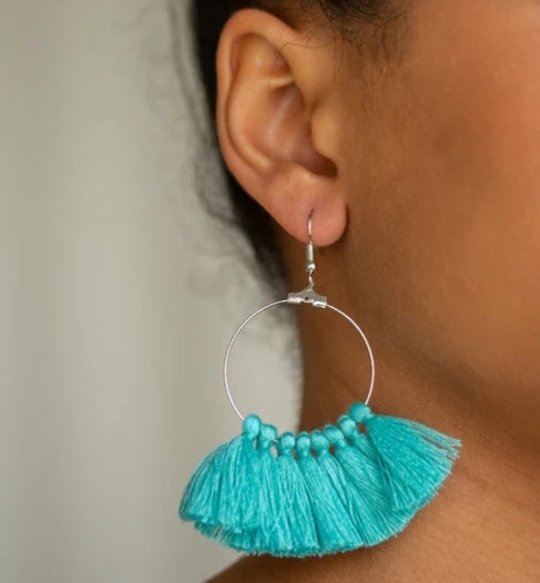 Peruvian Princess Blue Earring