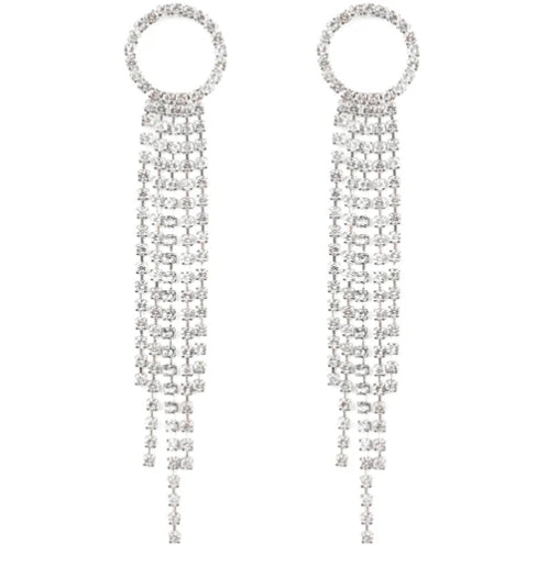 Endless Sheen White Post Earring