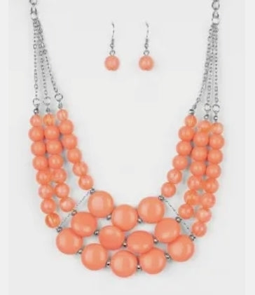 Flirtatiously Fruity Orange Necklace