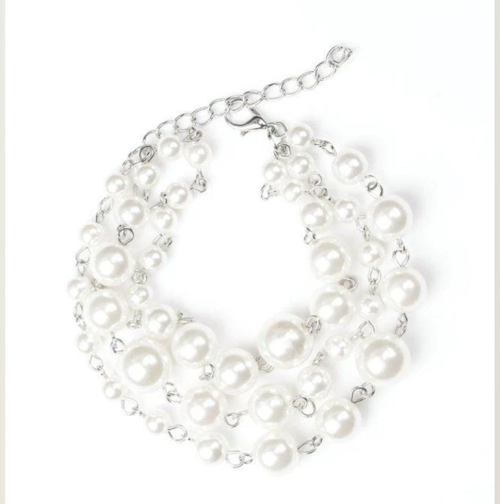 Until The End of Timeless White Bracelet