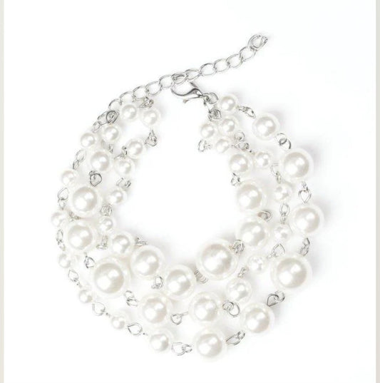 Until The End of Timeless White Bracelet