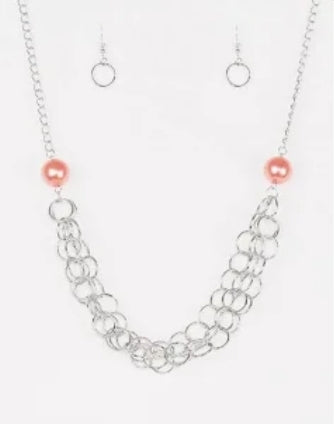 Daring Diva Orange Necklace