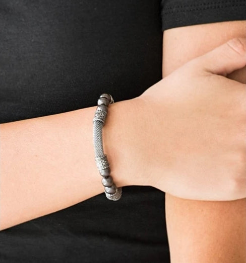 Talk Some SENSE! Black Bracelet