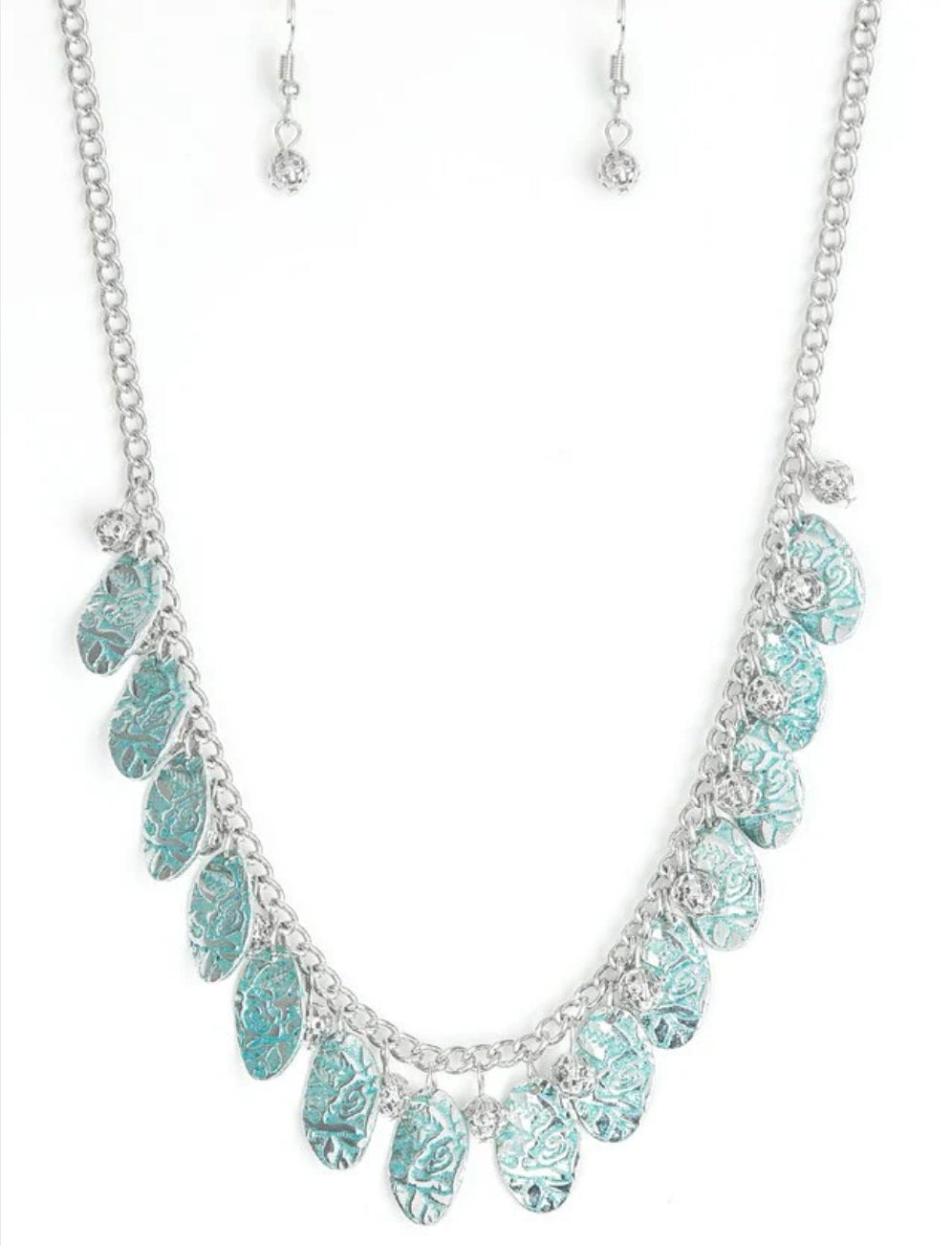 Vintage Gardens Silver Necklace