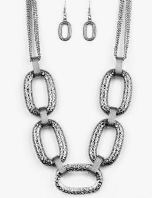 Take Charge Black Necklace