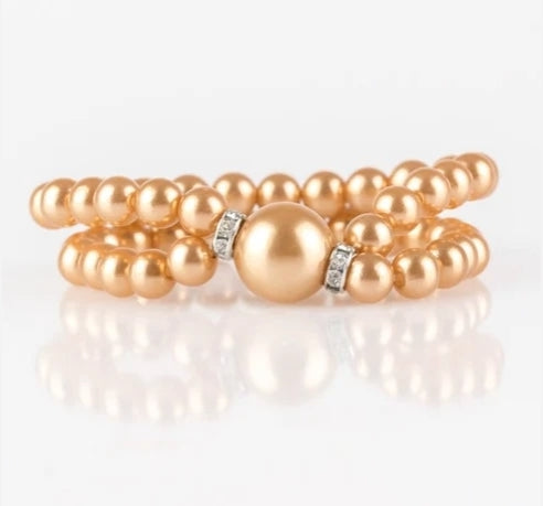 Romantic Redux Brown Bracelet