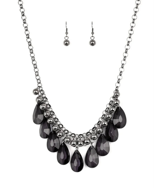 Fashionista Flair Black Necklace