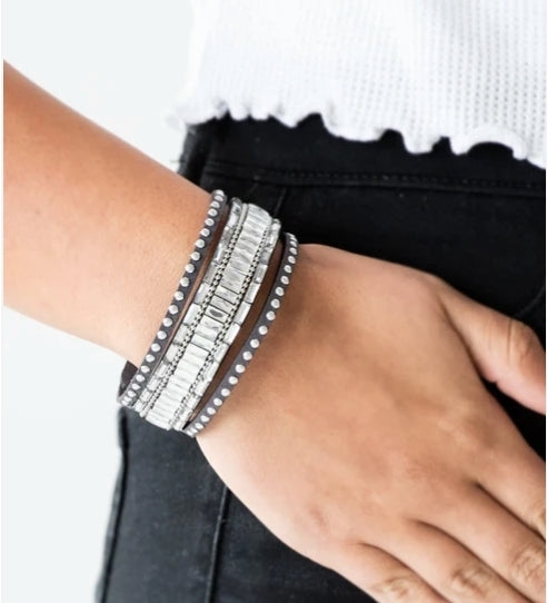 Rock Star Rocker Gold Bracelet