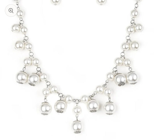 Soon To Be Mrs. White Necklace