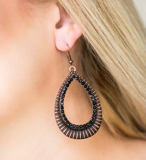 Right as REIGN Copper Earring