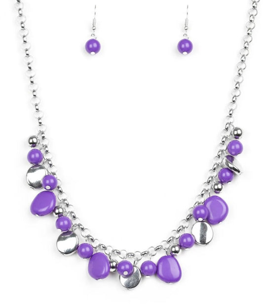 Flirtatiously Florida Purple Necklace
