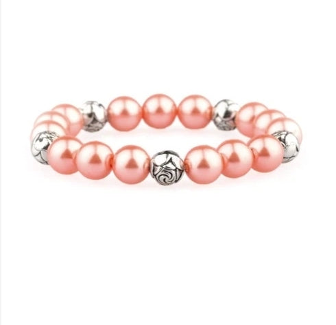 Rosy Radiance Orange Bracelet