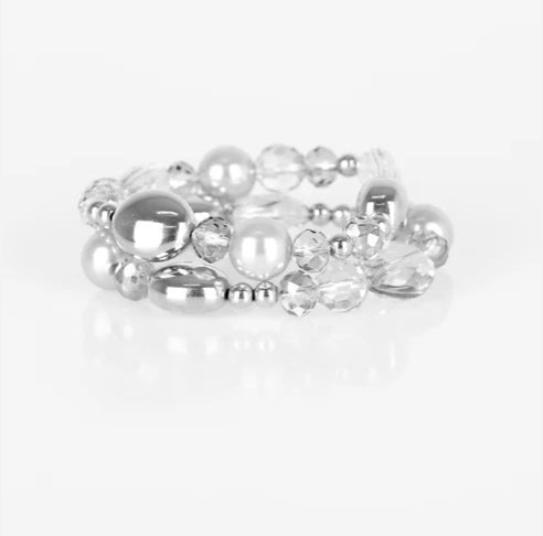 Downtown Dazzle Silver Bracelet