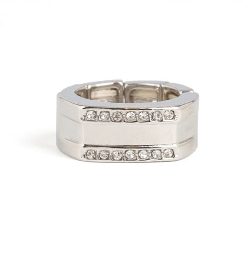 Triumph White Men's Ring