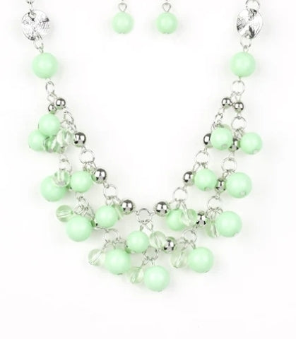 Seaside Soiree Green Necklace