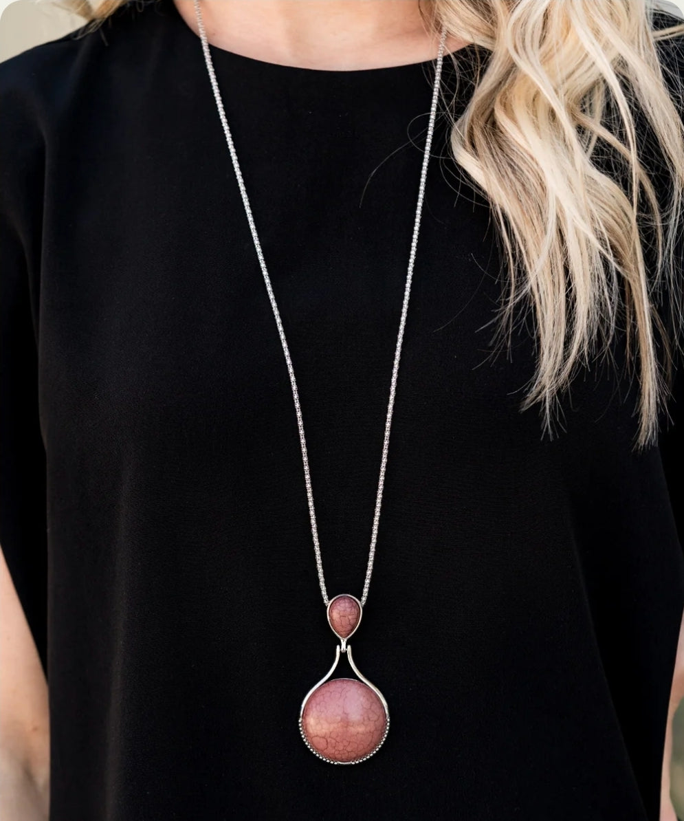Desert Pools Brown Necklace