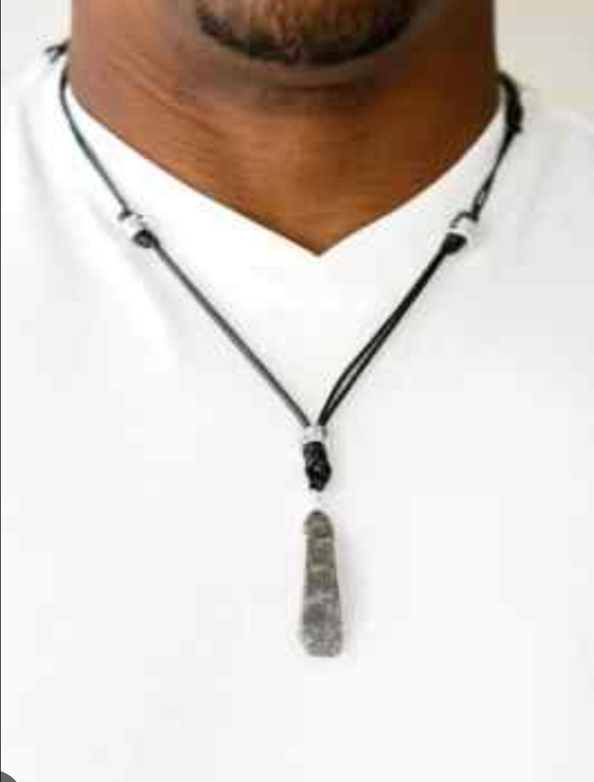 Metro Meteorite Black Urban Necklace
