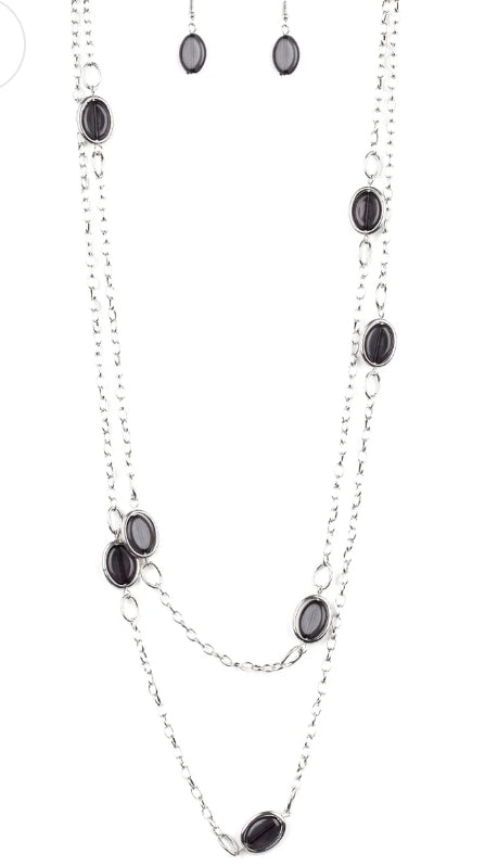 Back for More Black Necklace