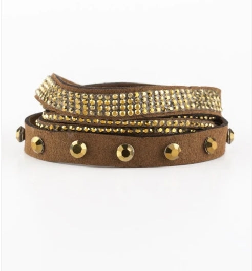 Totally Rockable  Brass Bracelet