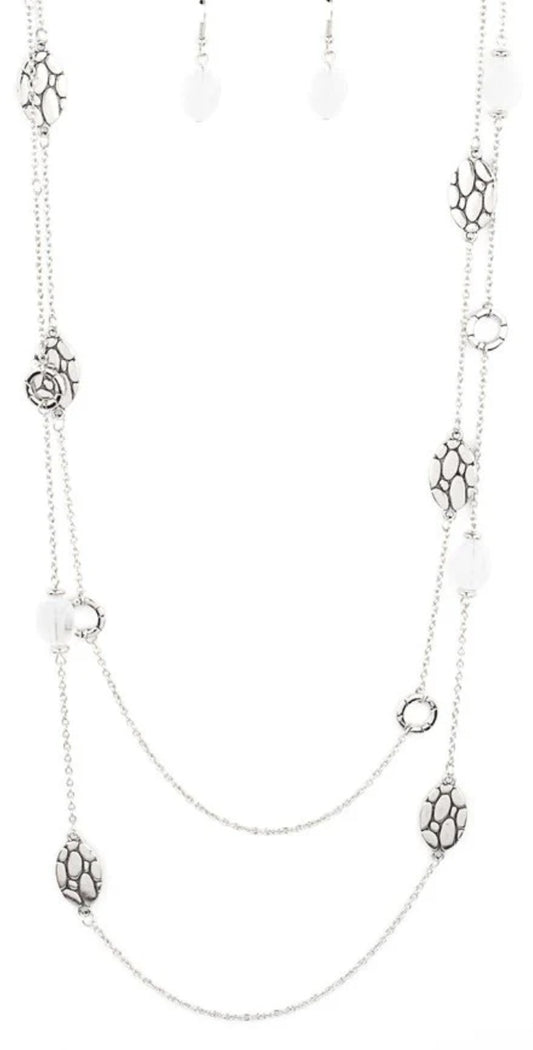 Cobble Creeks White Necklace