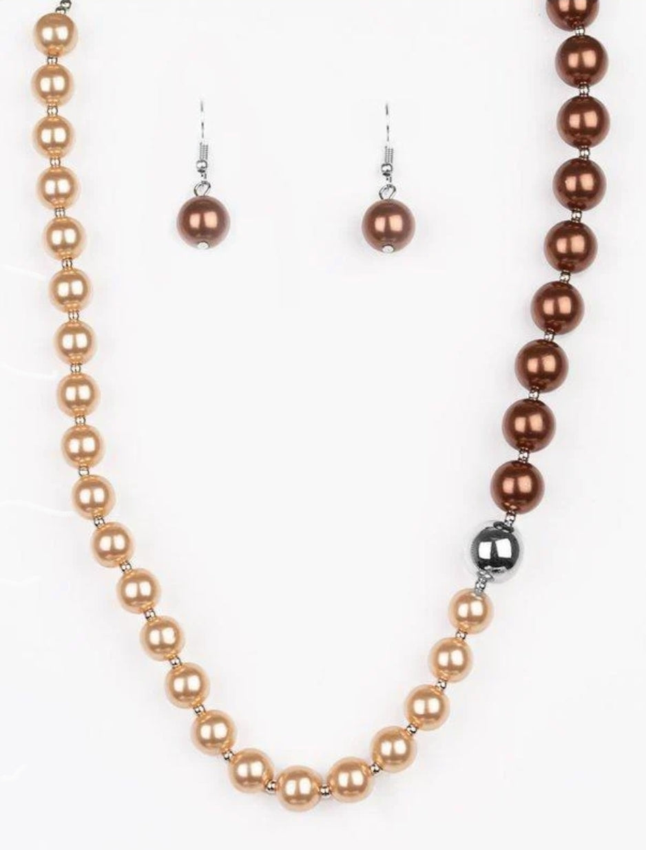 5th Avenue A-Lister Brown Necklace