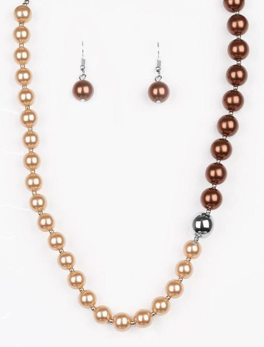 5th Avenue A-Lister Brown Necklace