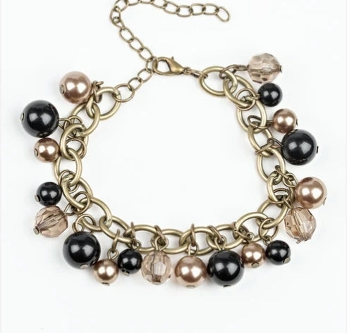 Grit and Glamour Bracelet Black