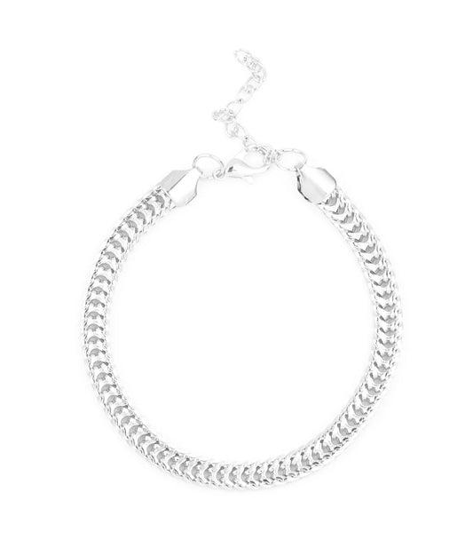 One-Two Knockout Silver Urban Bracelet