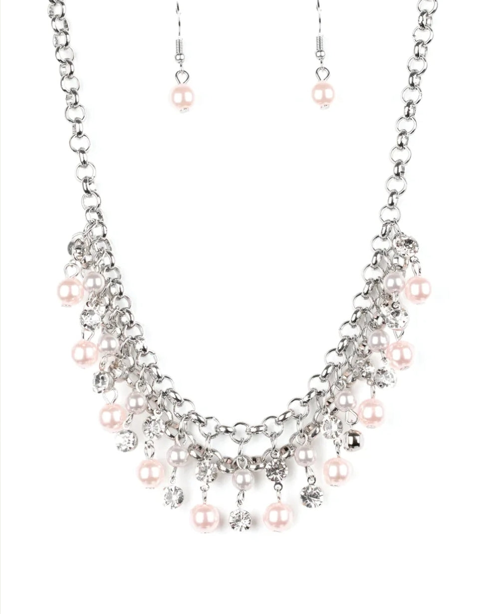 You May Kiss The Bride Blue Necklace