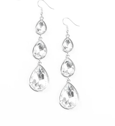 Metro Momentum White Earrings