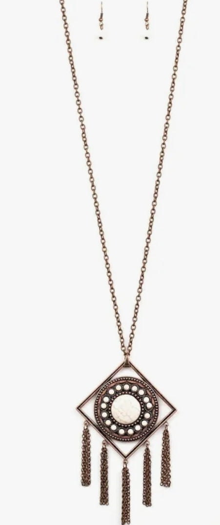 Sandstone Solstice Copper Necklace