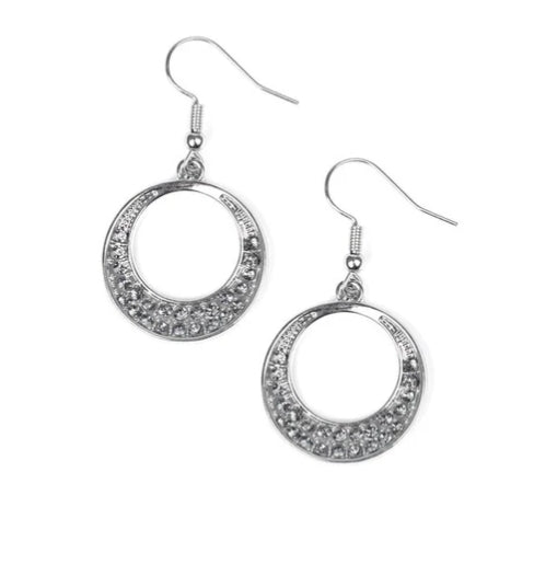 Socialite Luster Silver Earring