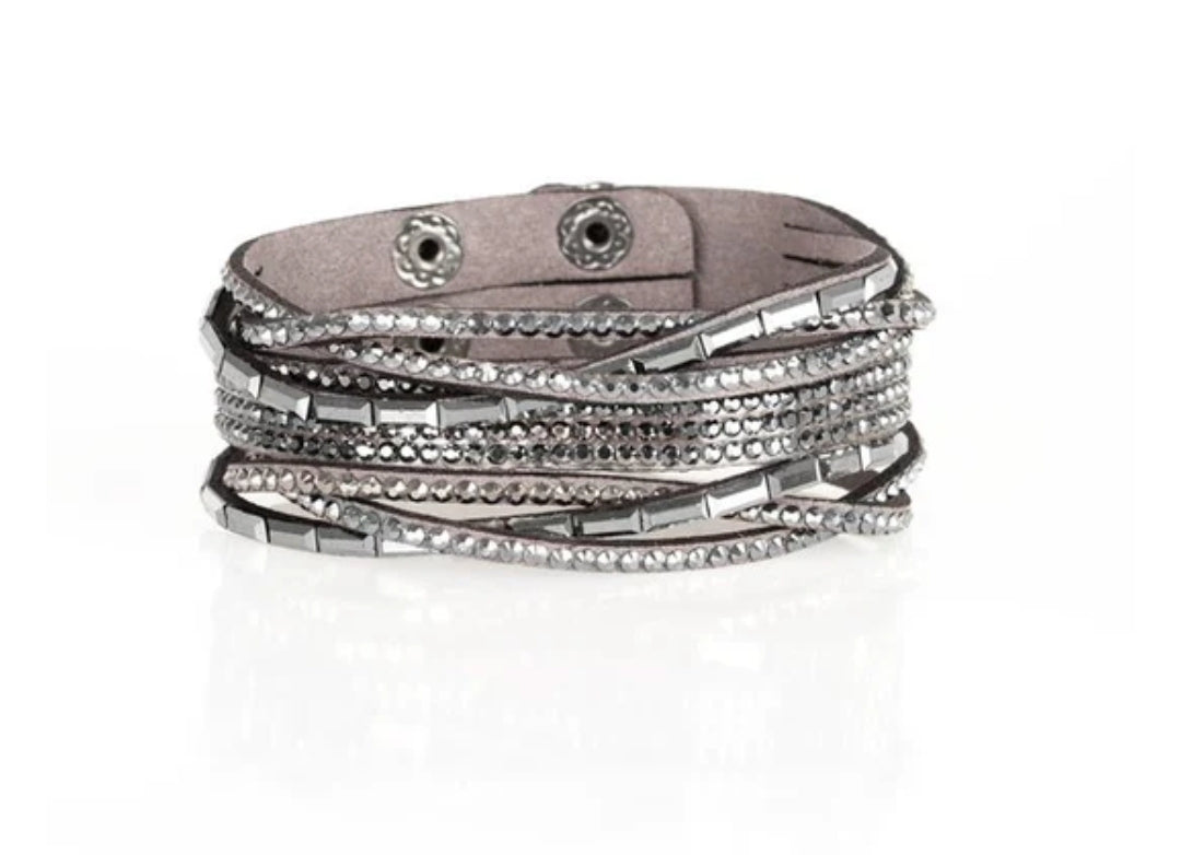 Tough Girl Glamour Silver Bracelet