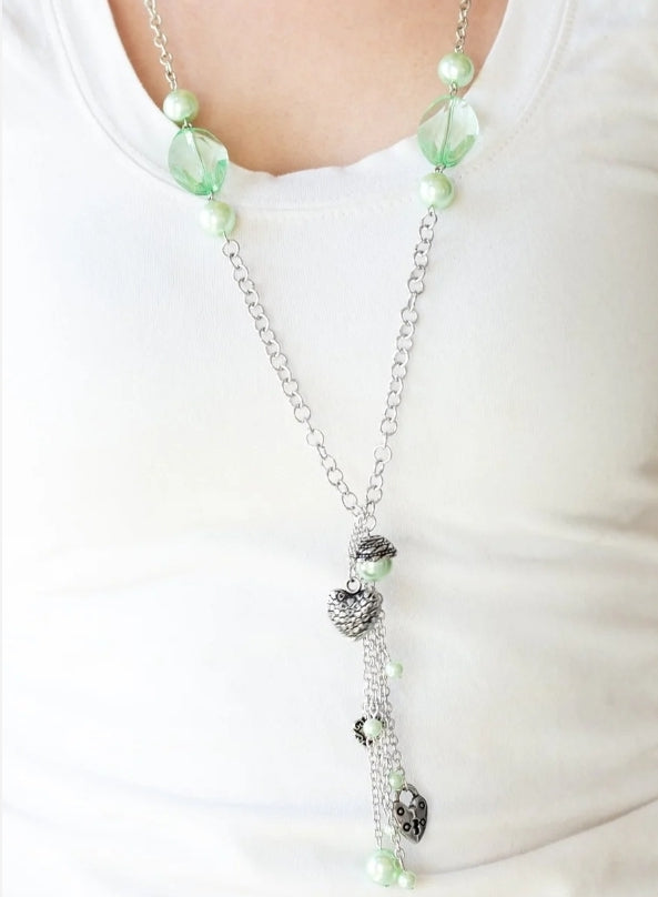 Heart-Stopping Harmony Green Necklace