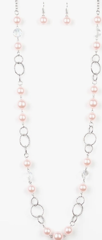 Prized Pearls Pink Necklace
