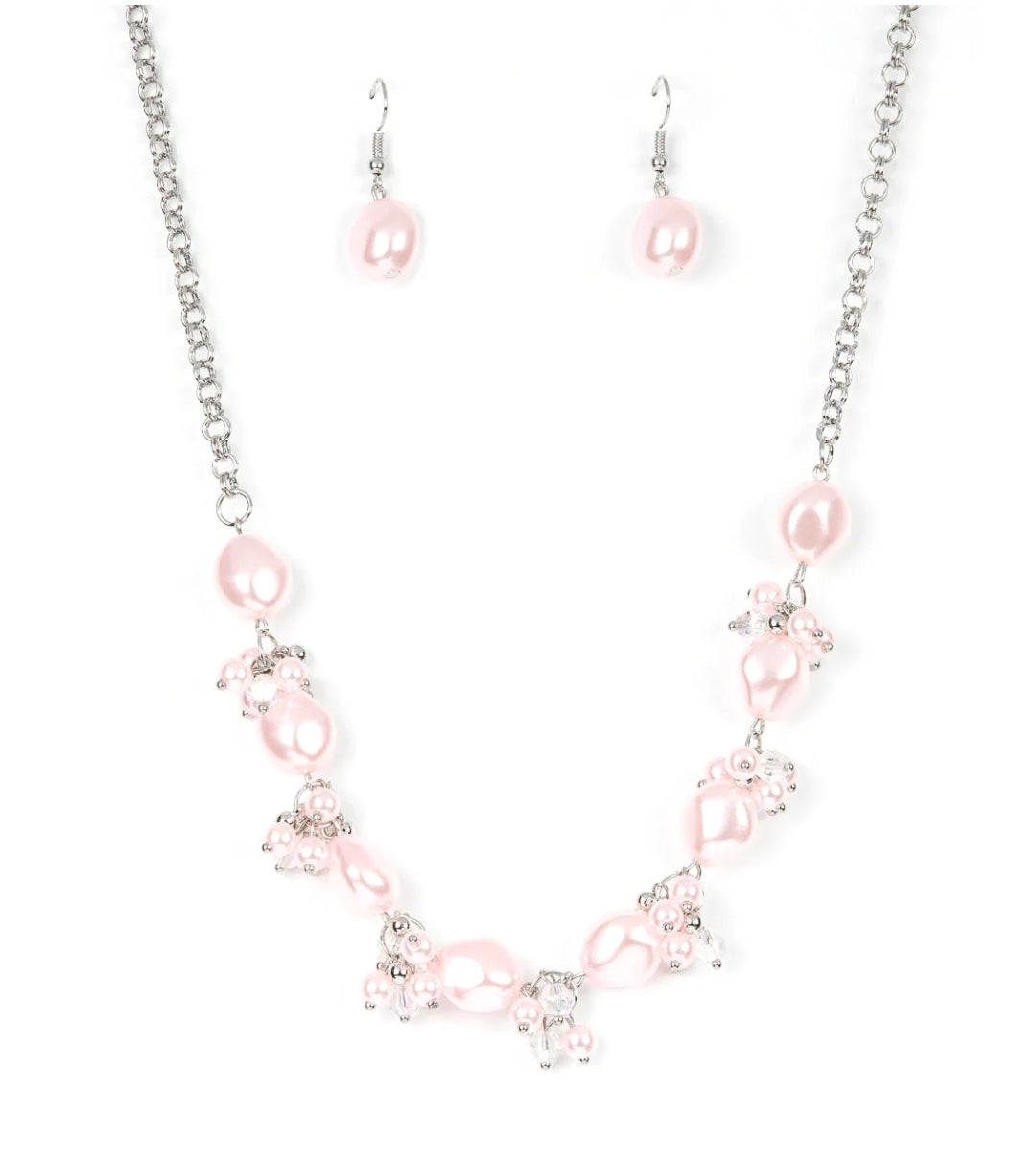 Rolling With the BRUNCHES Pink Necklace
