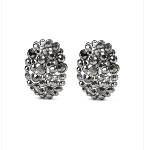 Daring Dazzle White Post Earrings