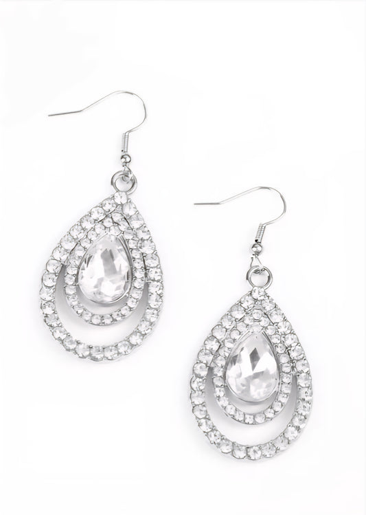 So The Story GLOWS White Earring