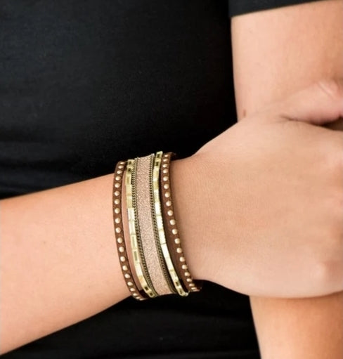 Seize The Sass Brass Bracelet