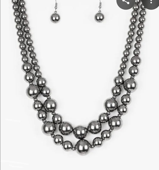 I Double Dare You Black Necklace