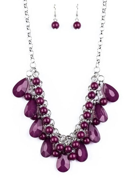 Endless Effervescence Purple Necklace