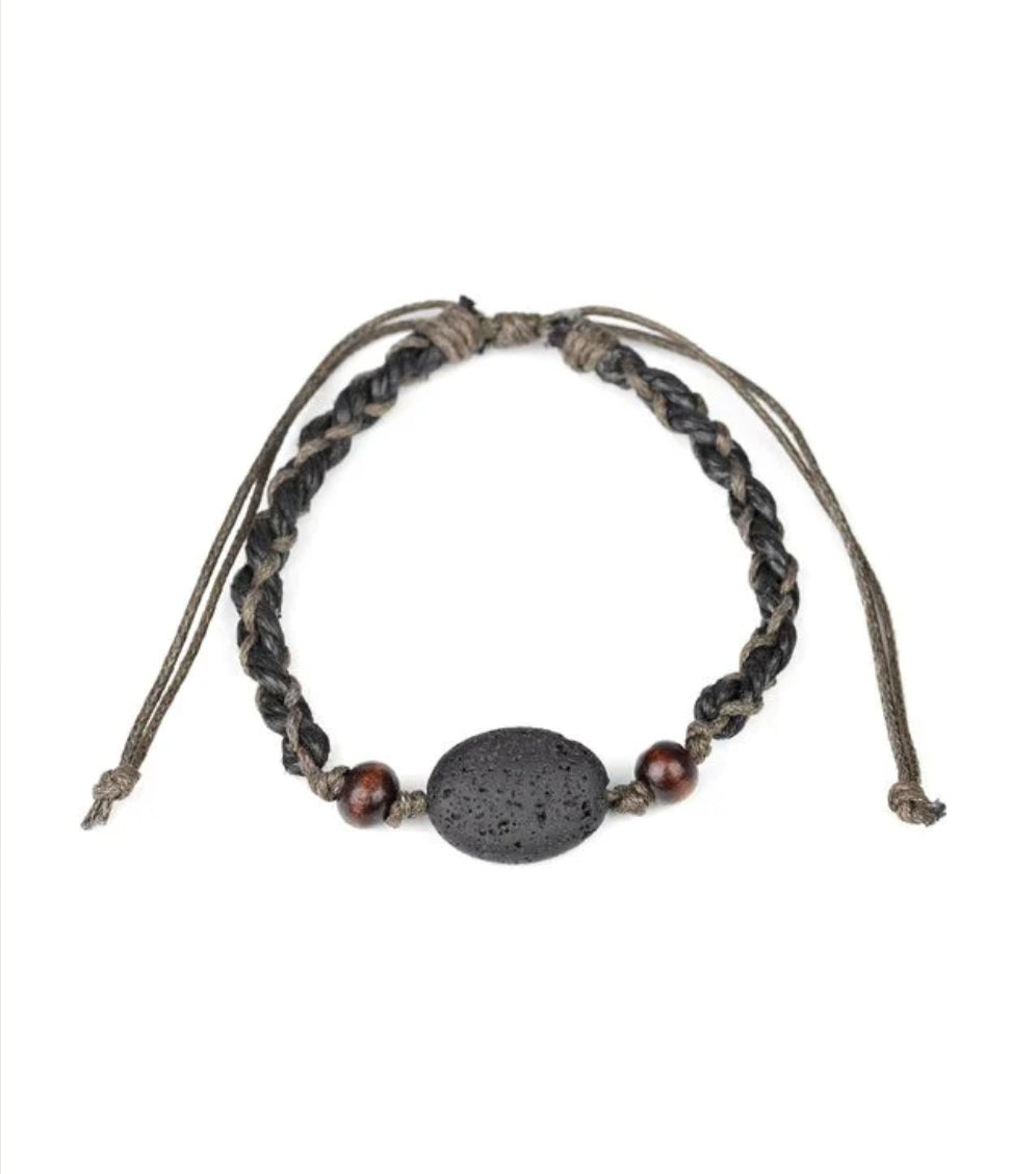 On The Home Front Black Men's Bracelet