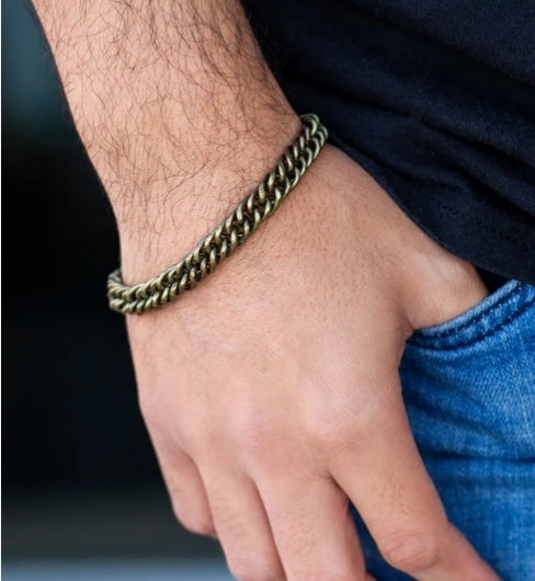 Next Man Up Brass Urban Bracelet