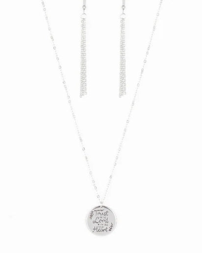 All You Need is Trust Silver Necklace