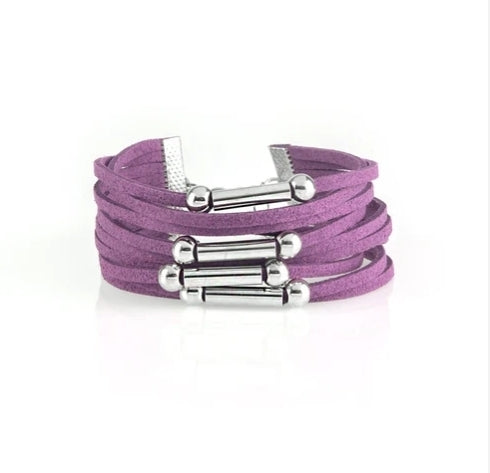 Back to BACKPACKER Purple Urban Bracelet