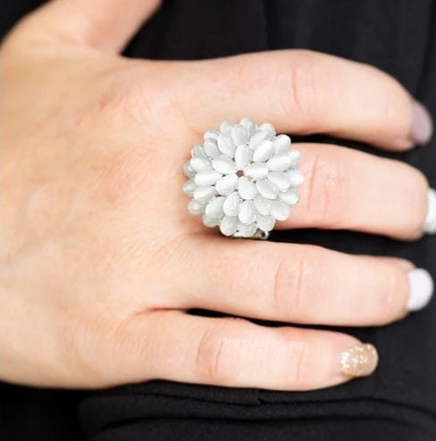 Blooming Bloomer White Ring