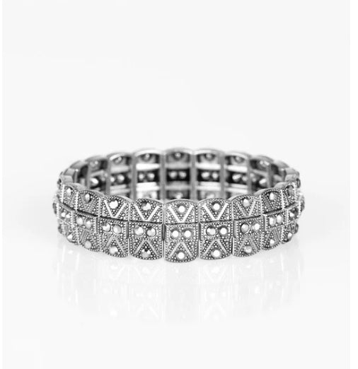 Modern Magnificence Silver Bracelet